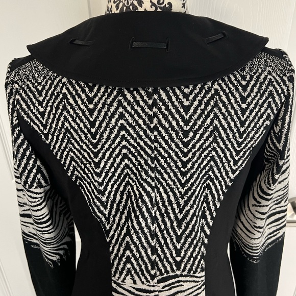 Frank Lyman. For Melanie Lyne. NWT. Zip up zebra print midi dress/ blazer. SZ 8. - Picture 4 of 14